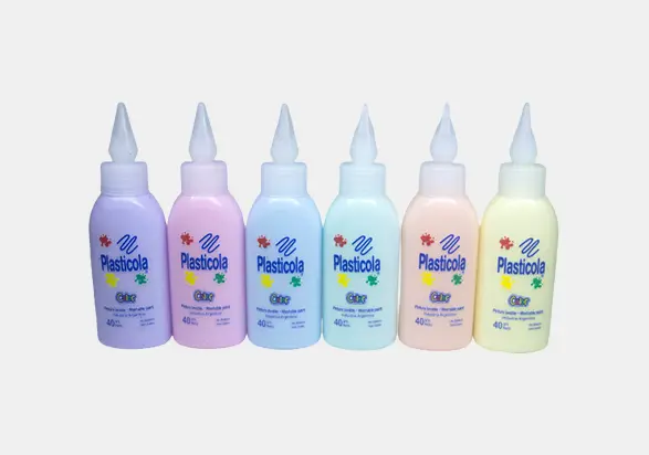 [1397] ADHESIVO VINILICO PLASTICOLA   .40g.PASTEL                  