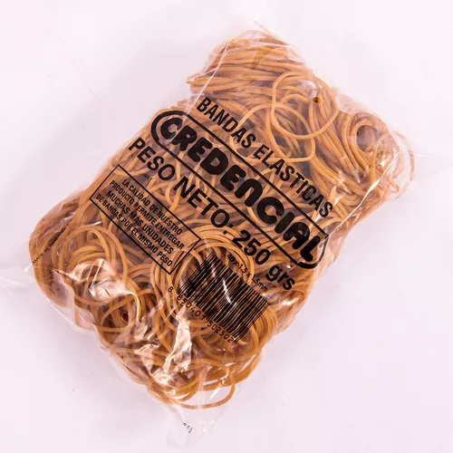 [387] BANDA ELASTICA CREDENCIAL  250g.BOLSA                       