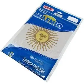 [425] BANDERA ARGENTINA POLIAMIDA C/SOL  90x144                   