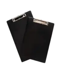 [9070] BASE ANOTADOR LIGGO PLASTICO NEGRO  OFICIO                  
