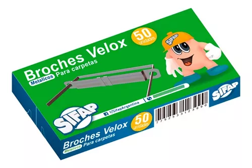 BROCHES NEPACO METAL             Nº2  50u.                  