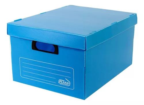 CAJA ARCHIVO PLASTICA MAXI LISA   45x35x25                  