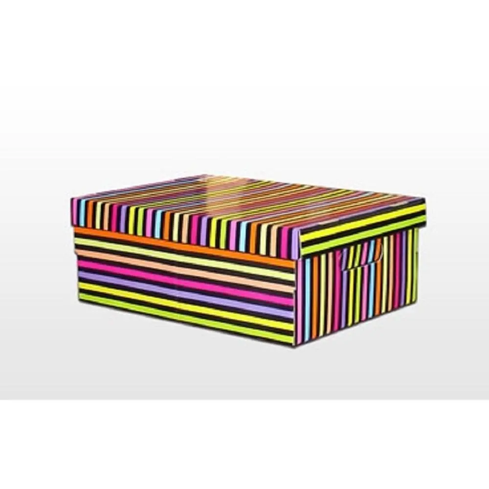 CAJA C/TAPA CARTON JR MEDIANA FANTASIA/RAYAS/LISA           