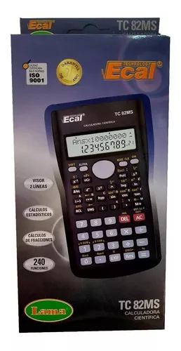 [30459] CALCULADORA CIENTIFICA ECAL    TC-82MS                      