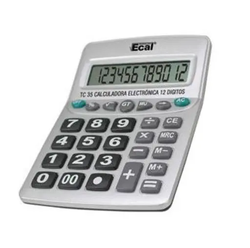 [6735] CALCULADORA TC35 12 DIG.GRANDE                              