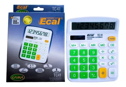 [6841] CALCULADORA TC41  8 DIG.MEDIANA                             