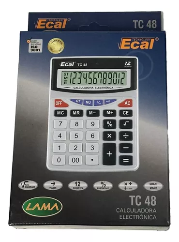 [6748] CALCULADORA TC48 12 DIGITOS GRANDE                          