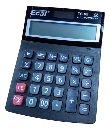 [6865] CALCULADORA TC65 12 DIG.GRANDE                              