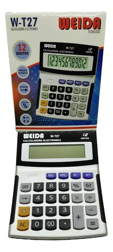 [2027] CALCULADORA W-T27  12 DIG.MEDIANA                           