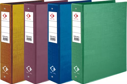 [2717] CARPETA ESCOLAR 3A.FORRADA PVC THE PEL METALIZADA           