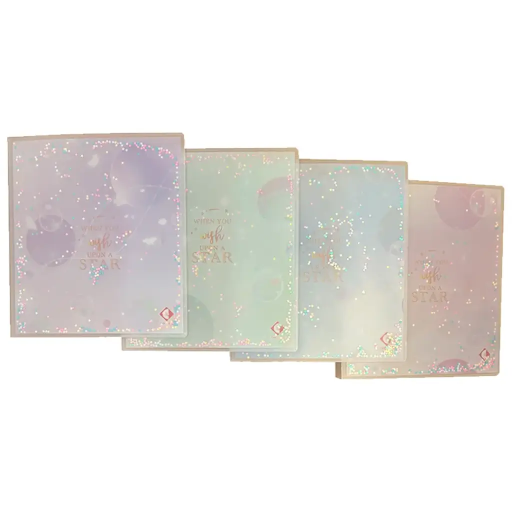 CARPETA ESCOLAR 3A.POLIPROPILENO THE PEL C/GLITTER          