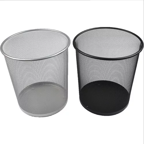 CESTO PAPELERO METALICO ONIX    ENREJADO D.22xA26cms.       
