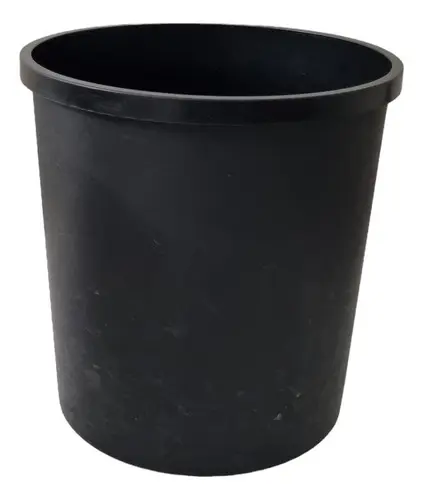 CESTO PAPELERO PLASTICO LIGGO         12 LTS.NEGRO          