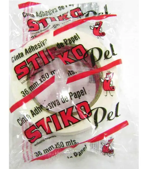 [1506] CINTA ADHESIVA ENMASCARAR STIKO PEL       36mm.x50m.        