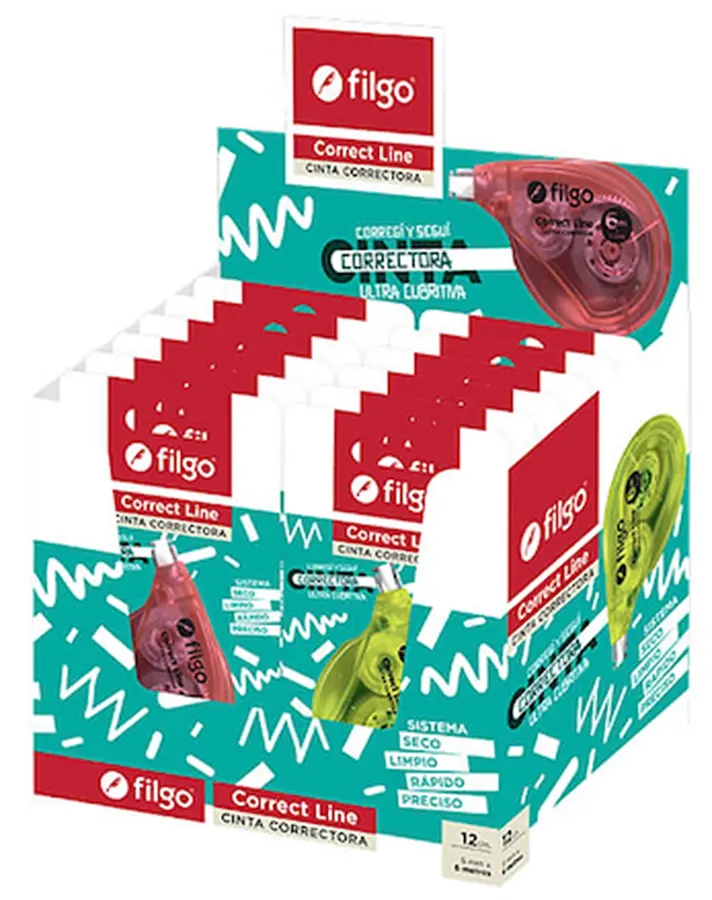 CORRECTOR CINTA FILGO CORRECT LINE    6mt.                  