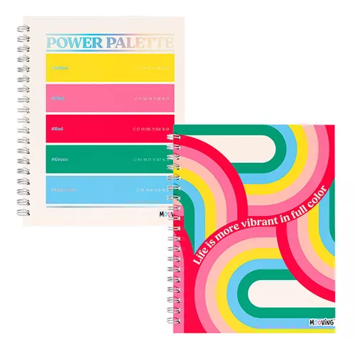 [43613] CUAD.ESPIRAL 16x21 T/D.MOOVING LICENCIA        80h.         