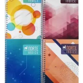 CUADERNO CON INDICE C/ESPIRAL              45h.             