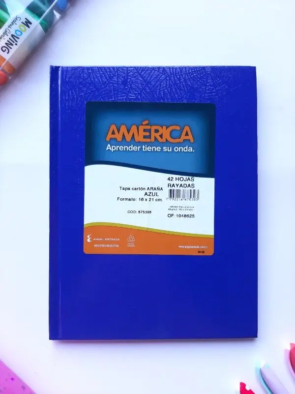 [5112] CUADERNO T/DURA AMERICA                    42h.OFERTA       