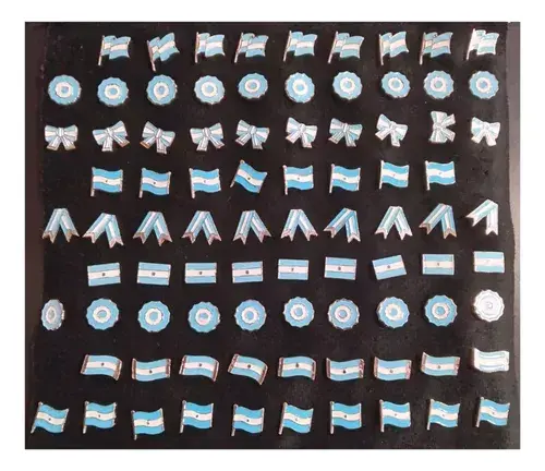 ESCARAPELA PINS METALICOS TODOS    C/U.                     