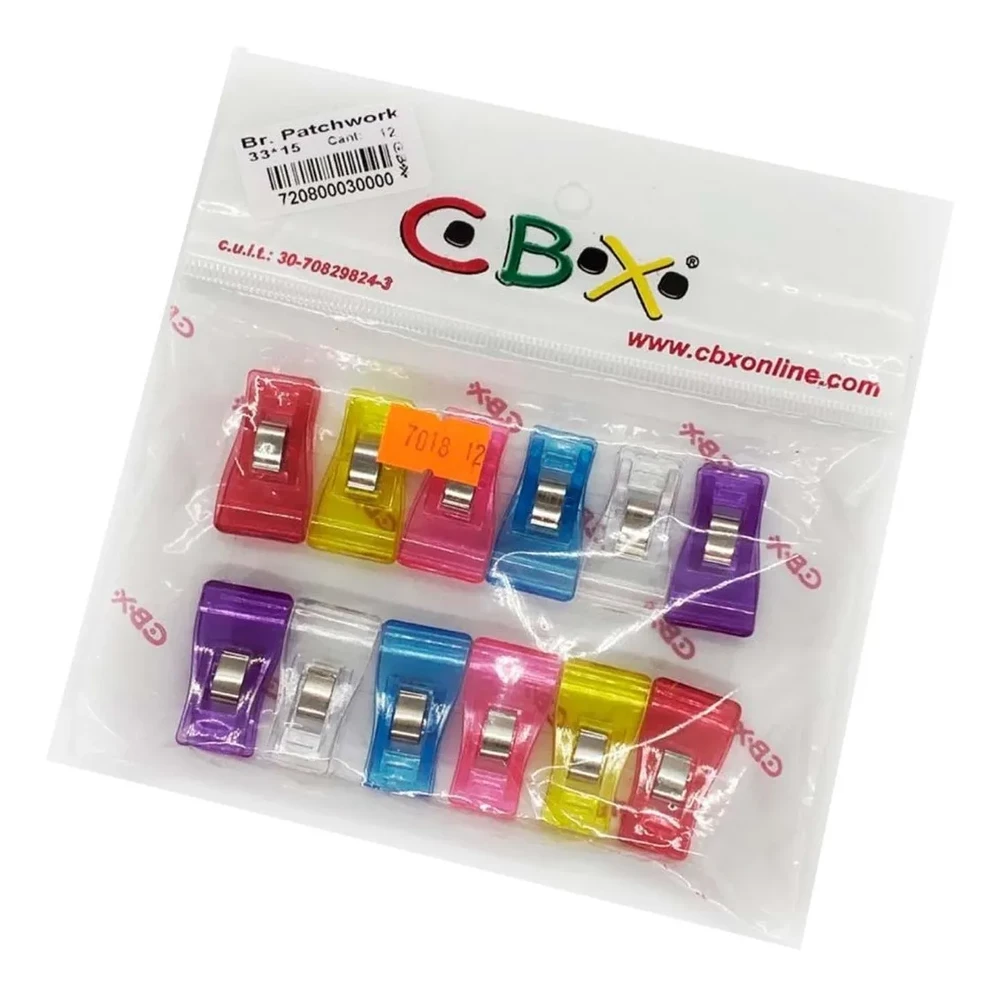 FANTASIA CBX BROCHE PATCHWORK 27x15 BL.24u.                 