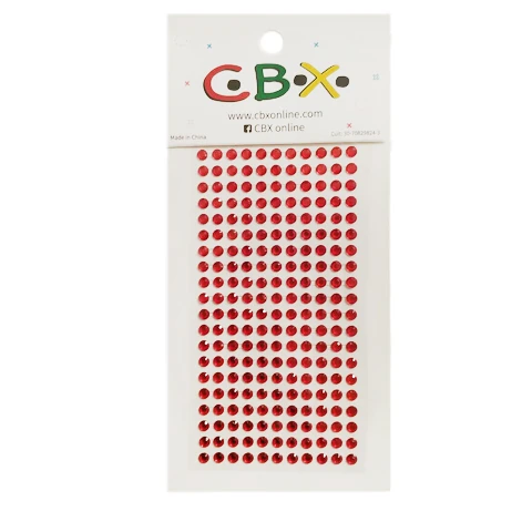 FANTASIA CBX STICKERS STRASS BL. 5.0x5.0cms.                