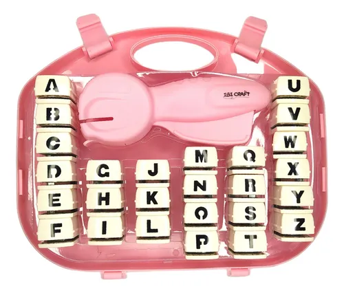 [655938] FANTASIA IBI CRAFT SET PERFORADOR ALFABETO VALIJA(26 LETRAS)