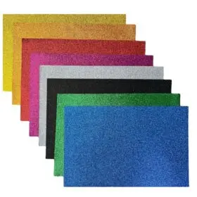 GOMA EVA PLANCHA 45x60 aprox.GLITTER 