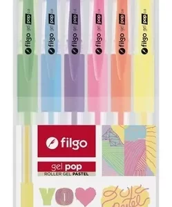 [99584] LAP.A BOL.GEL FILGO POP BL. 6u.                             