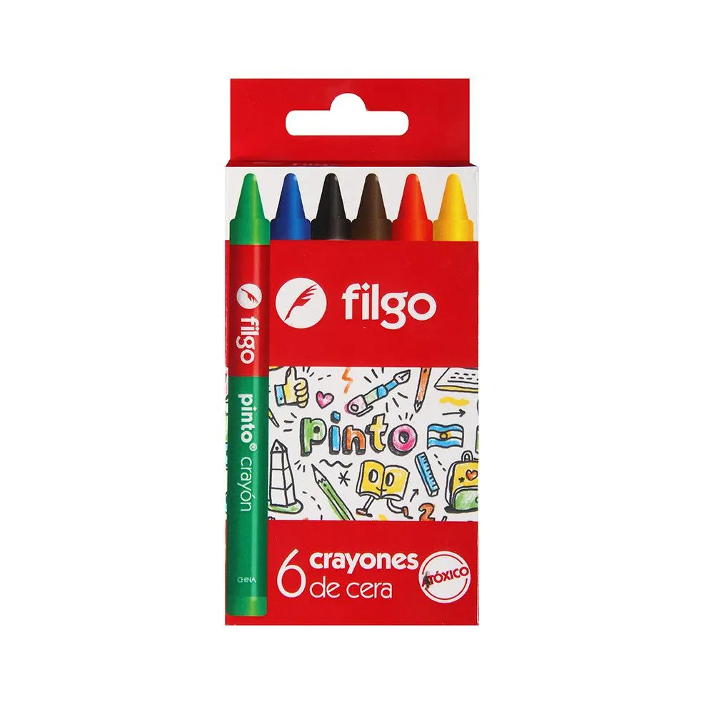 [6545] LAP.DE CERA CRAYON FILGO               6c.OFERTA            