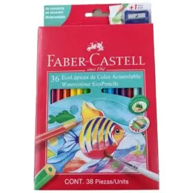 LAP.DE COLOR FABER ACUARELABLE  36 LARGOS                   