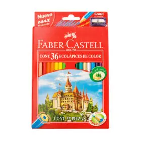 LAP.DE COLOR FABER L.ROJA       36 LARGOS                   