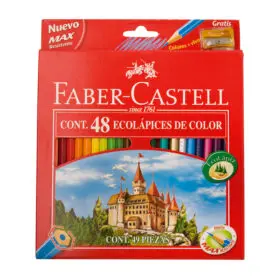 LAP.DE COLOR FABER L.ROJA       48 LARGOS                   