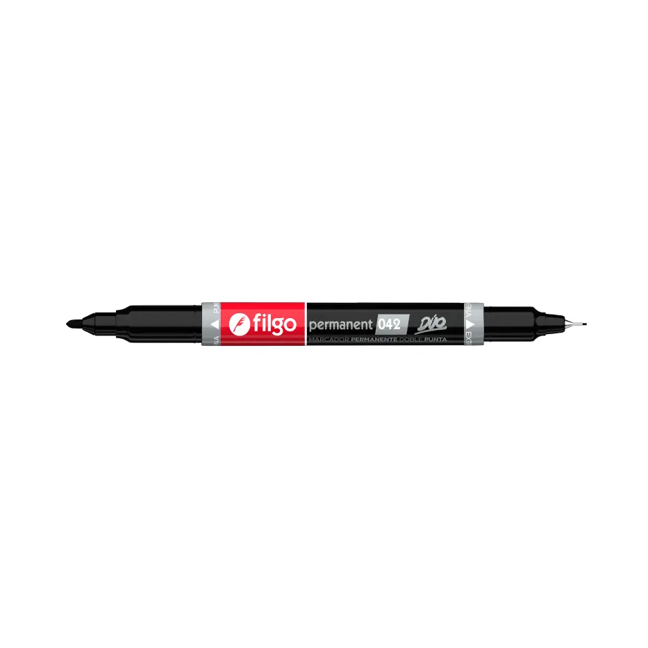 [1093] LAP.DE FIBRA PERMANENTE  FILGO 042 DOBLE PUNTA C/U          