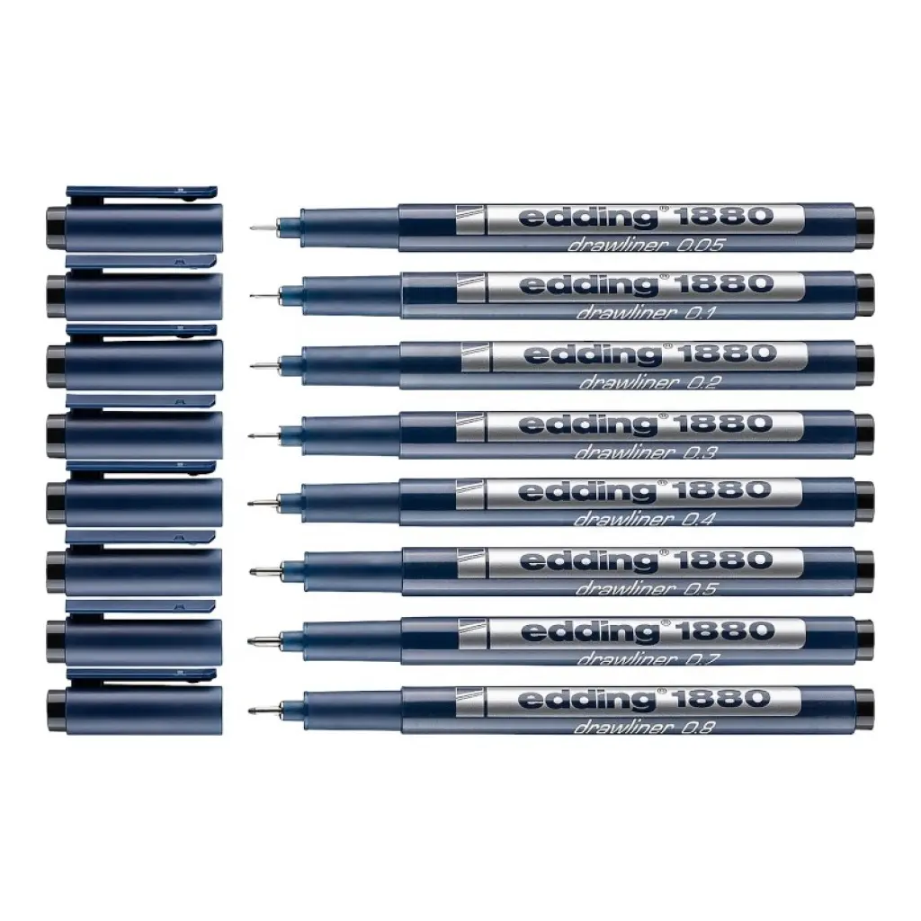 [63990] LAP.DE FIBRA PERMANENTE NEGRO GRADUADO EDDING               
