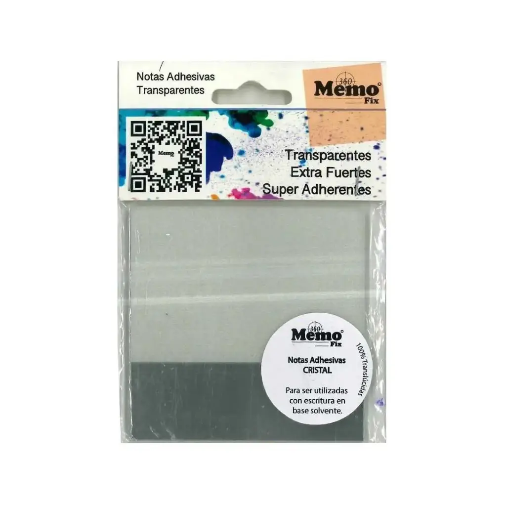 NOTA ADHES.REMOVIBLE M.FIX  TRANSPARENTE 90x135  25h.       