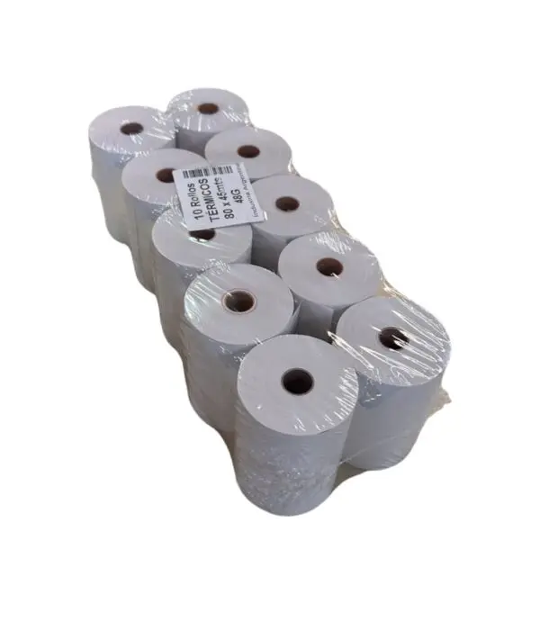 [48045] PAPEL ROLLO TERMICO 80x45 I.ARG.48g.      10u.              