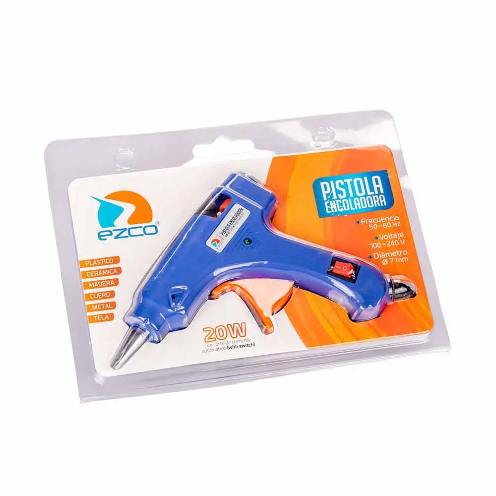 PISTOLA SILICONA EZCO  CHICA  20w                           