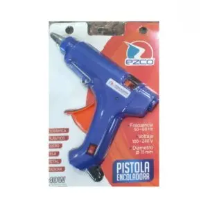 PISTOLA SILICONA EZCO  GRANDE 40w                           