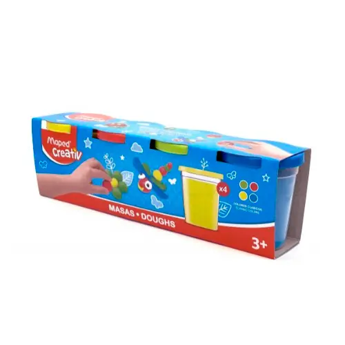 PLASTIMASA MAPED CREATIV SET X4 POTES             