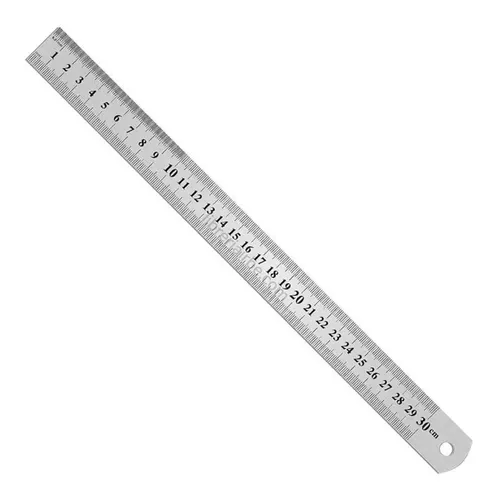 REGLA ACERO    IBI CRAFT       100cm.                       