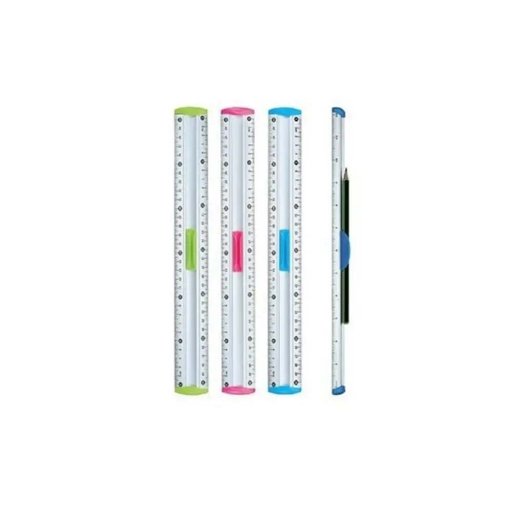 [4570] REGLA ALUMINIO KEYROAD BL.      30cms.                      