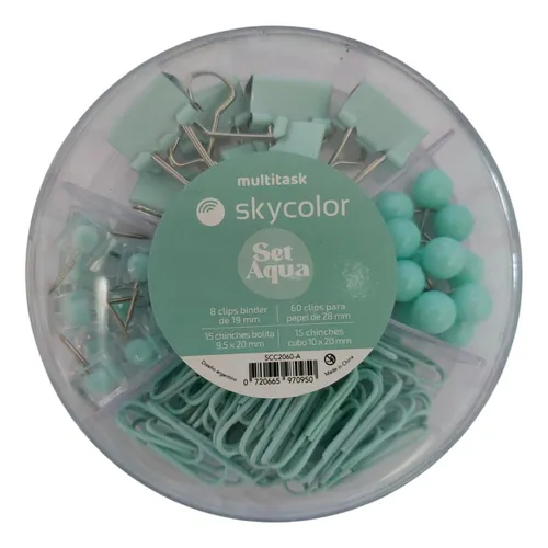 [9645] SET SKYCOLOR CIRCULAR 4-1 AQUA   SCC2060-A                  