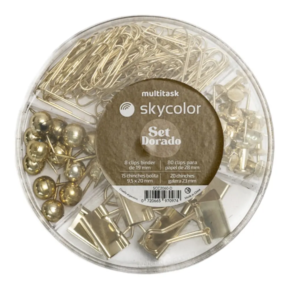 [9647] SET SKYCOLOR CIRCULAR 4-1 DORADO SCC2060-D                  