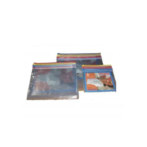 [7411] SOBRE PLASTICO THE PEL C/CIERRE    MALLA A4             
