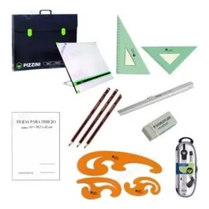[77547] TABLERO PIZZINI 50x60 KIT TECN.C/ATRIL 6POS.OFERTA          
