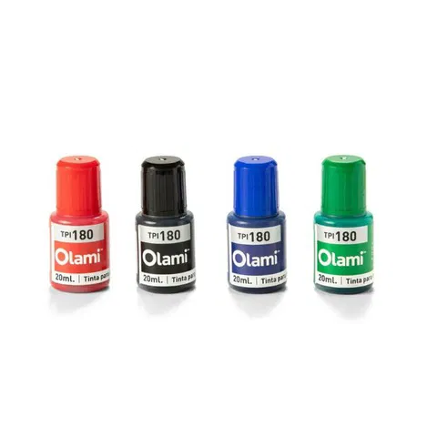 TINTA P/PIZARRA OLAMI TPI180  20cc.(4col)                   