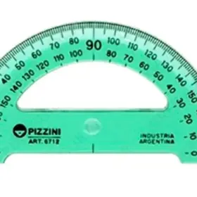 [5673] TRANSPORTADOR ACRILICO PIZZINI 6712 180°                    